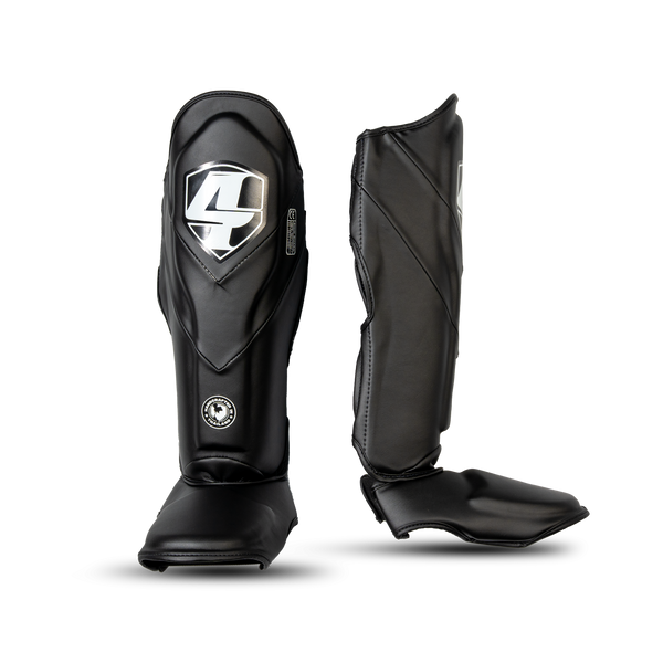 4MORE SHIN GUARDS SEMI-LEATHER HAVOC BLACK